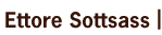 Ettore Sottsass